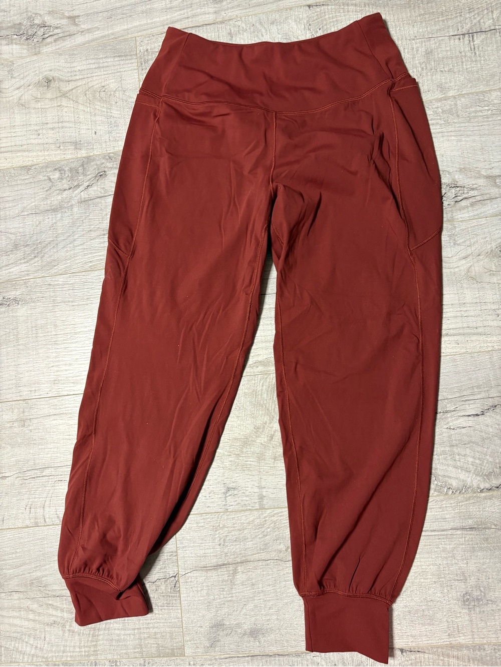 Womens Rust Jogger Pants - Comfort Stretch